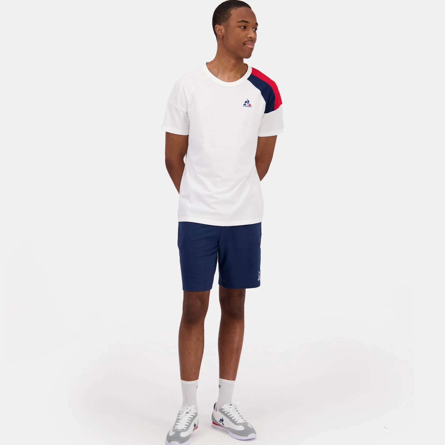 Cheap Le Coq Sportif TricoloreShort Homme