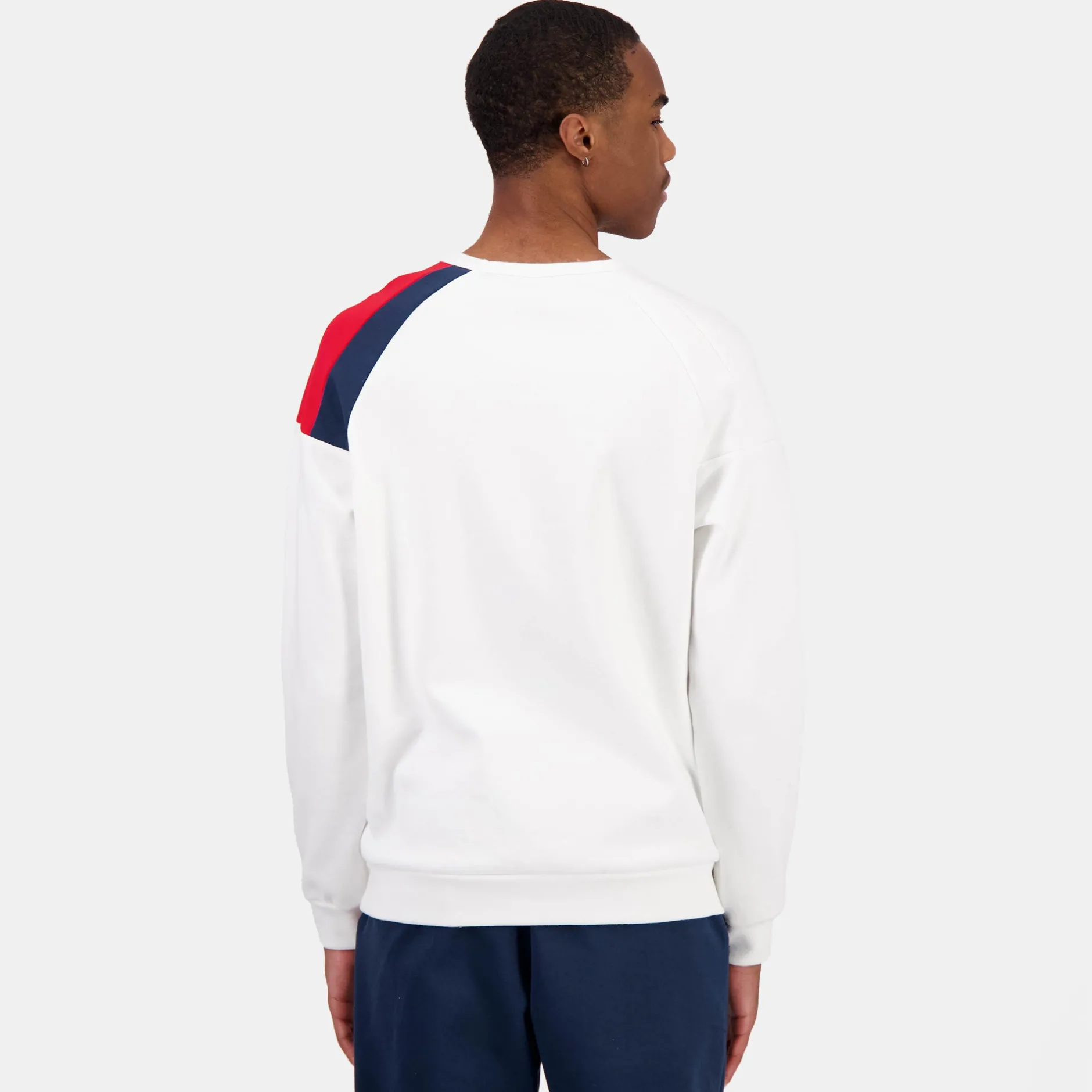 Online Le Coq Sportif TricoloreSweat col rond Homme