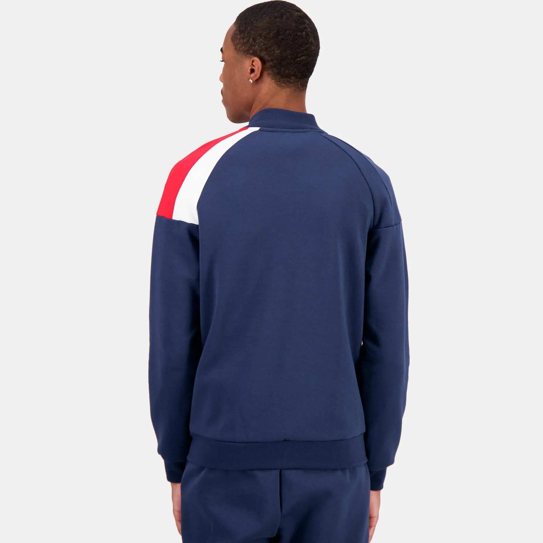 Sale Le Coq Sportif TricoloreSweat zippé Homme