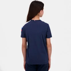 Sale Le Coq Sportif TricoloreT-shirt Enfant Bluelight