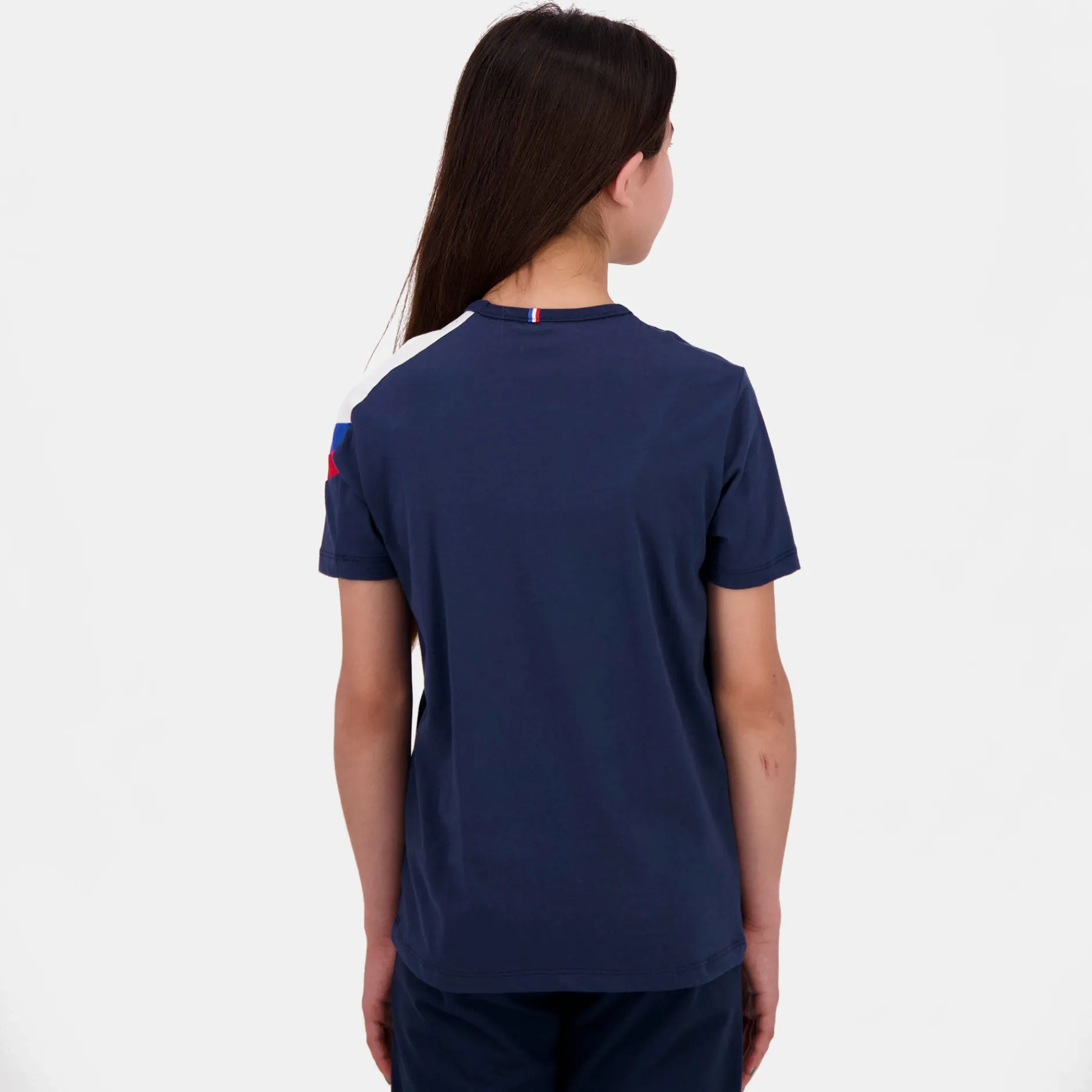 Sale Le Coq Sportif TricoloreT-shirt Enfant Bluelight