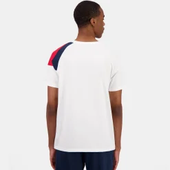 Best Sale Le Coq Sportif TricoloreT-shirt Homme Newopticalwhite