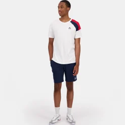 Best Sale Le Coq Sportif TricoloreT-shirt Homme Newopticalwhite