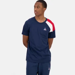 Shop Le Coq Sportif TricoloreT-shirt Homme Dressblues