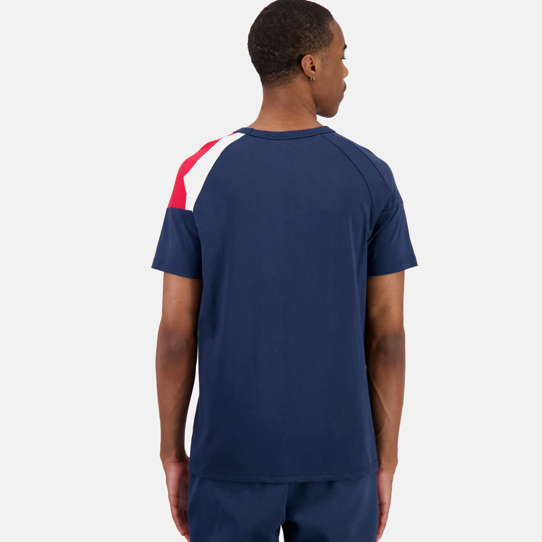 Shop Le Coq Sportif TricoloreT-shirt Homme Dressblues