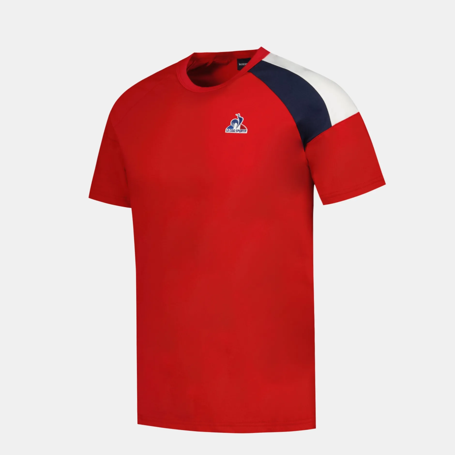 Online Le Coq Sportif TricoloreT-shirt Homme Purrouge