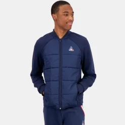 Discount Le Coq Sportif TricoloreVeste hybride déperlante Homme