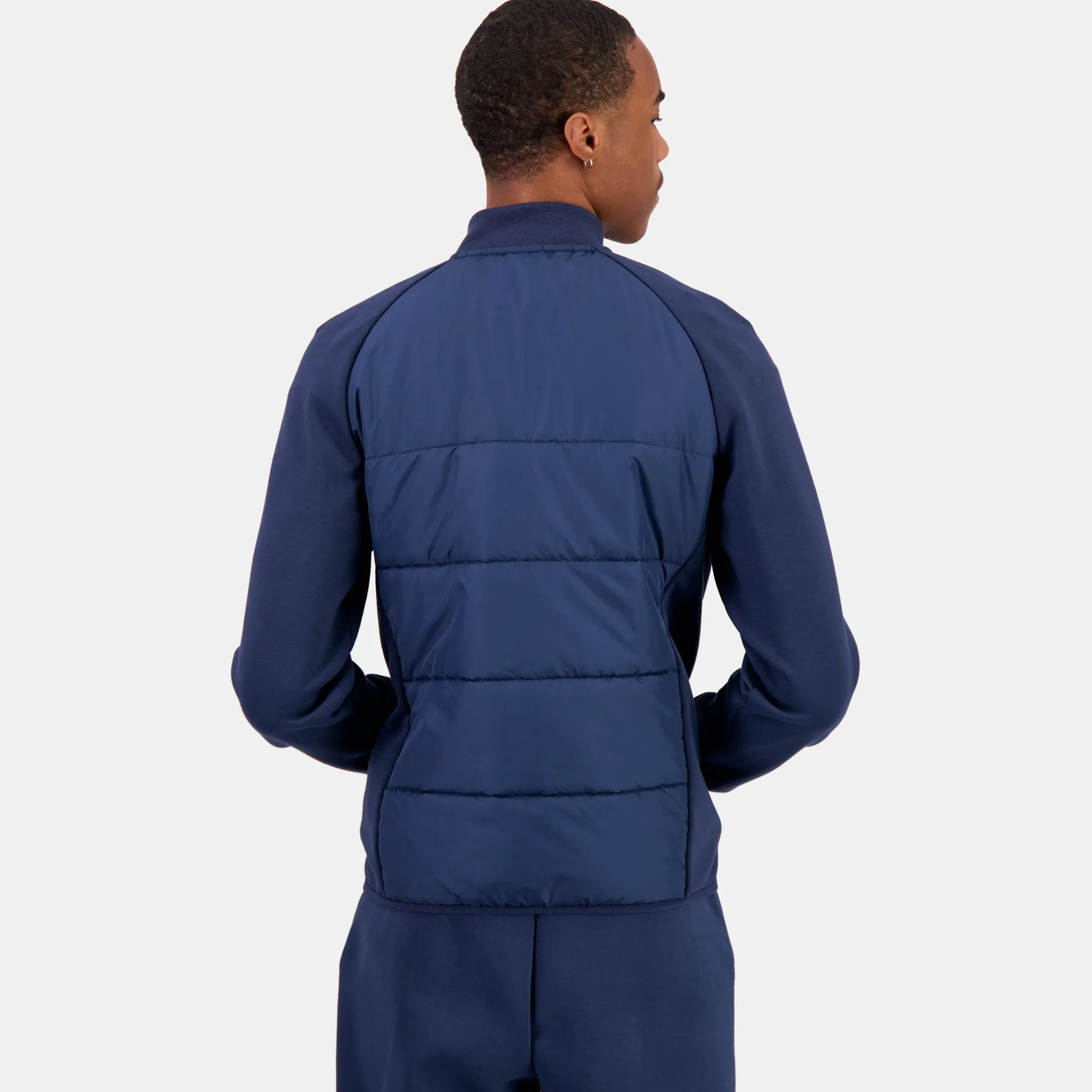 Discount Le Coq Sportif TricoloreVeste hybride déperlante Homme