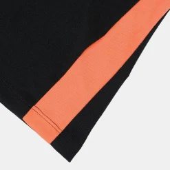 Online Le Coq Sportif T-shirt Femme Black/orangeperf